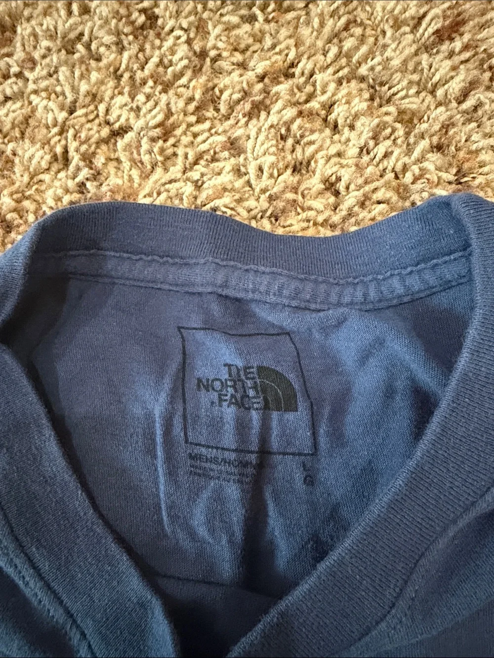The North Face Men's Short-Sleeve Tee in Navy with White Logo